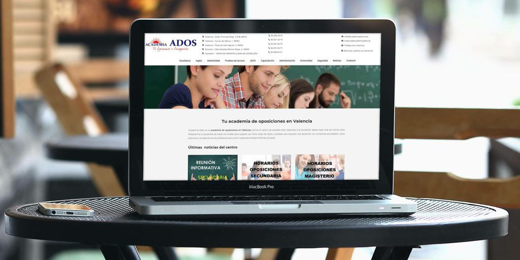 Agencia de posicionamiento SEO en Valencia -academia de estudios ados