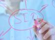 tarifas de posicionamiento SEO en Valencia - SEO escrito rotulador rojo